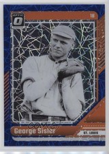 2024 Panini Donruss Optic Blue Velocity Prizm George Sisler #22 HOF 1s8