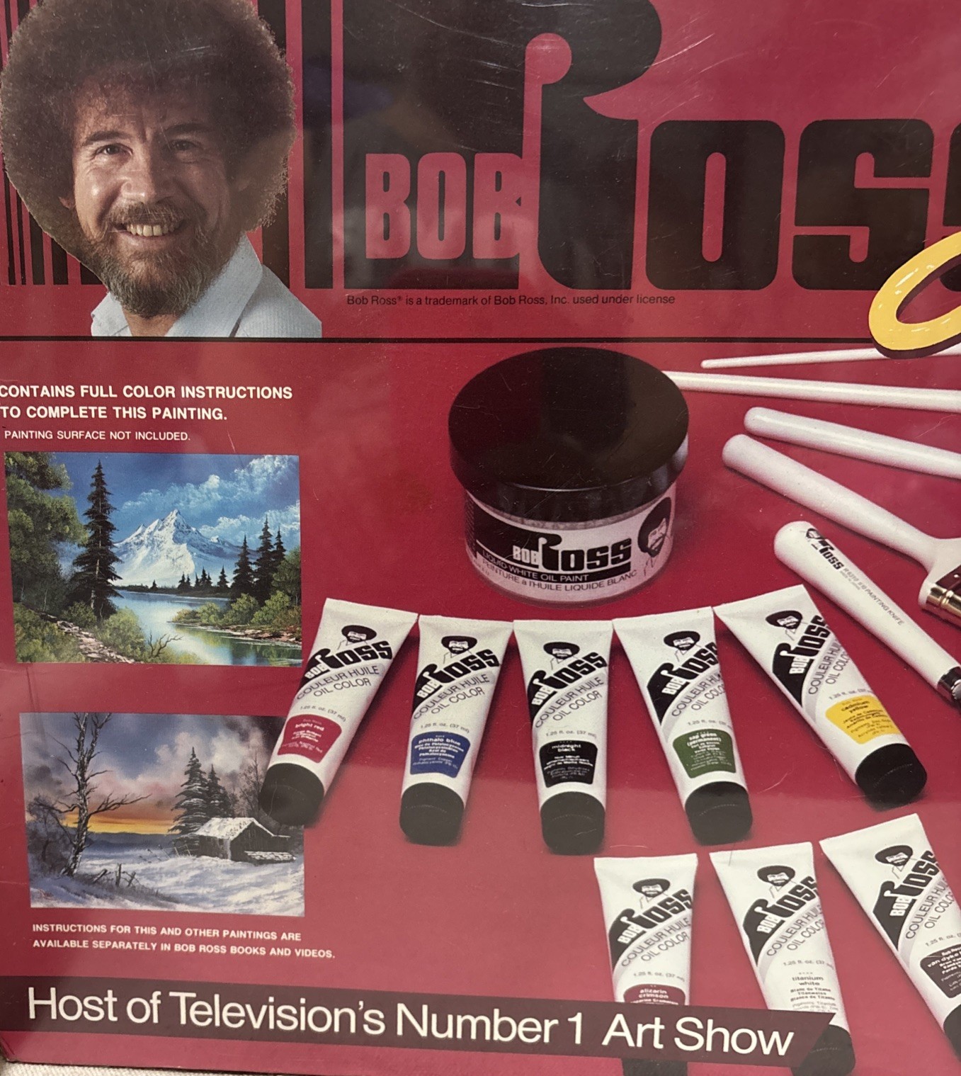 Martin F. Webe R6510 Bob Ross Master Oil Paint Set Sealed Wet On Wet Technique
