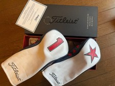 Limited Genuine Leather Titleist Premium Head Cover Set Of 2 Rare Golf Model Lim