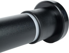 Black Shower Curtain Rod 31 to 80 Inch,Adjustable Heavy Duty Spring Tension Show