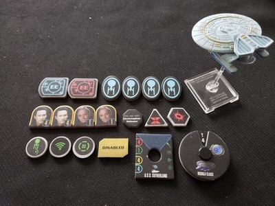Star Trek Attack Wing (WizKids) OP Prize Ship USS Sutherland (used)