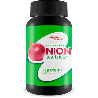 Prostate Support Onion Tea Trick - Our Best Prostatitis Supplement with Turmeric