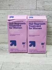 Hair Regrowth Treatment for Women, 2 Fl Oz Each, 3 Month Supply, 2pk - Exp 3/27