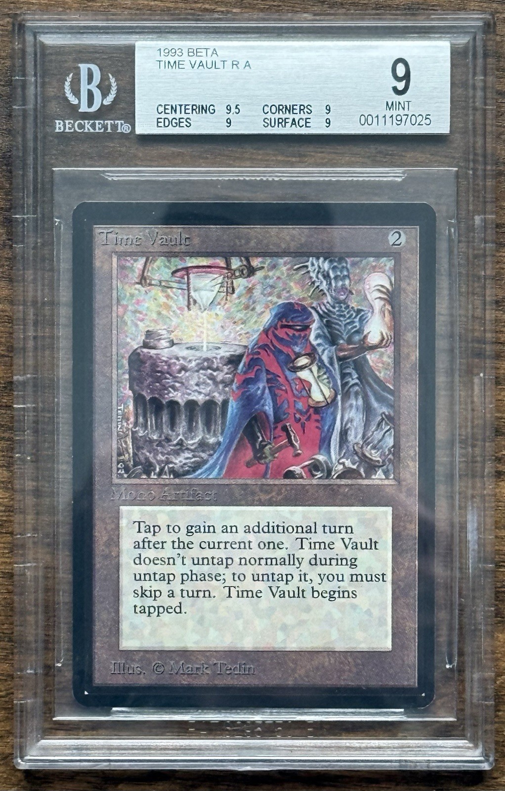 MTG Time Vault - Beta - BGS 9 MINT
