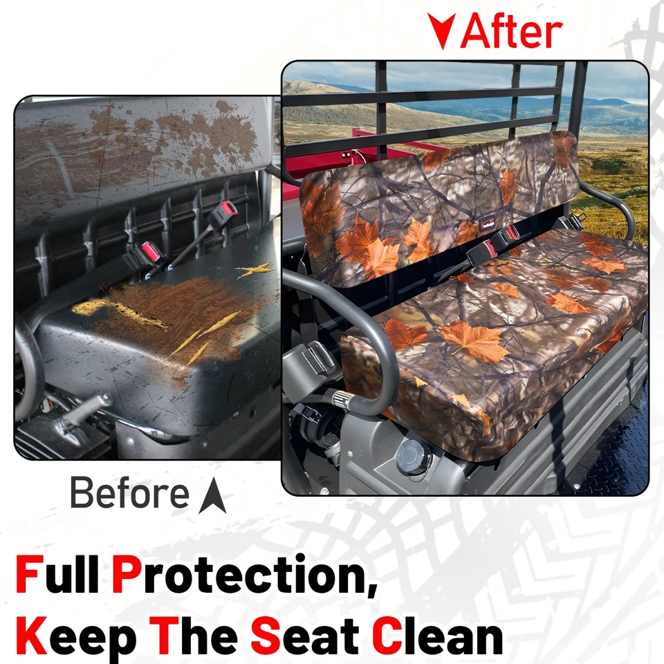 UTV Mule Bench Seat Cover Protector for Kawasaki Mule 4010 4000 3000 3010 3020 - Изображение 3 из 4