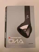 Monster DNA Wired Headphones Carbon Fibre Boxed With Accessories