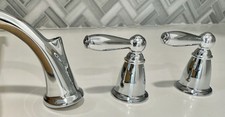 Moen T6620 Brantford Chrome 2-Handle Widespread Lav Faucet   Valve Required