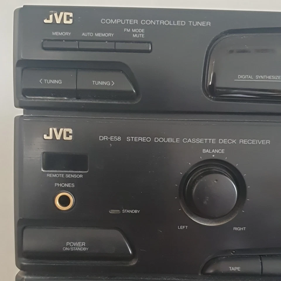 JVC DR E58 Vintage HiFi - Unit Only Works Read Description No Remote - Image 4 of 4