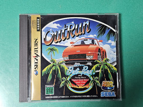 SEGA SATURN OutRun SEGA AGES Japan Import w/ Obi Postcard Retro Game SS