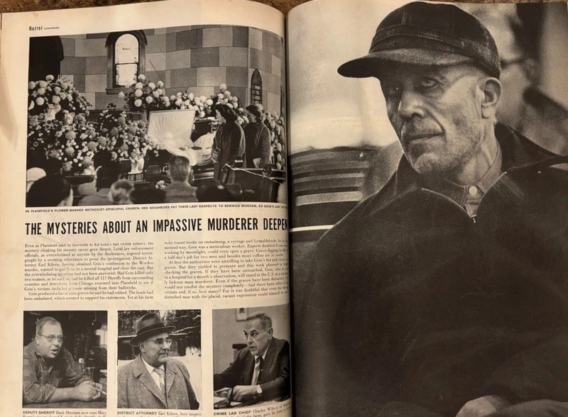 COMPLETE LIFE MAGAZINE 12/2/1957 ED GEIN SERIAL KILLER.