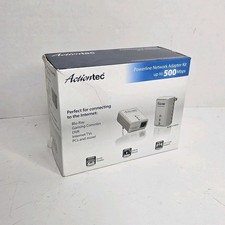 Kit adaptador Actiontec Powerline Network 2 puerto único 500 Mbps PWR500