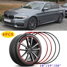 For 5 Series G30 528i 530i 550i 4PCS Car Alloy Wheel Rim Protector Hub Rim Cover