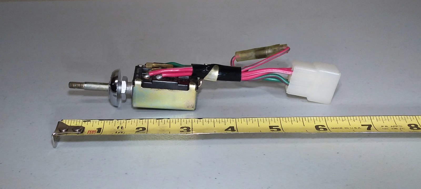NOS Ebina Denki 3 position dash switch headlight windshield wiper 50's 60's READ