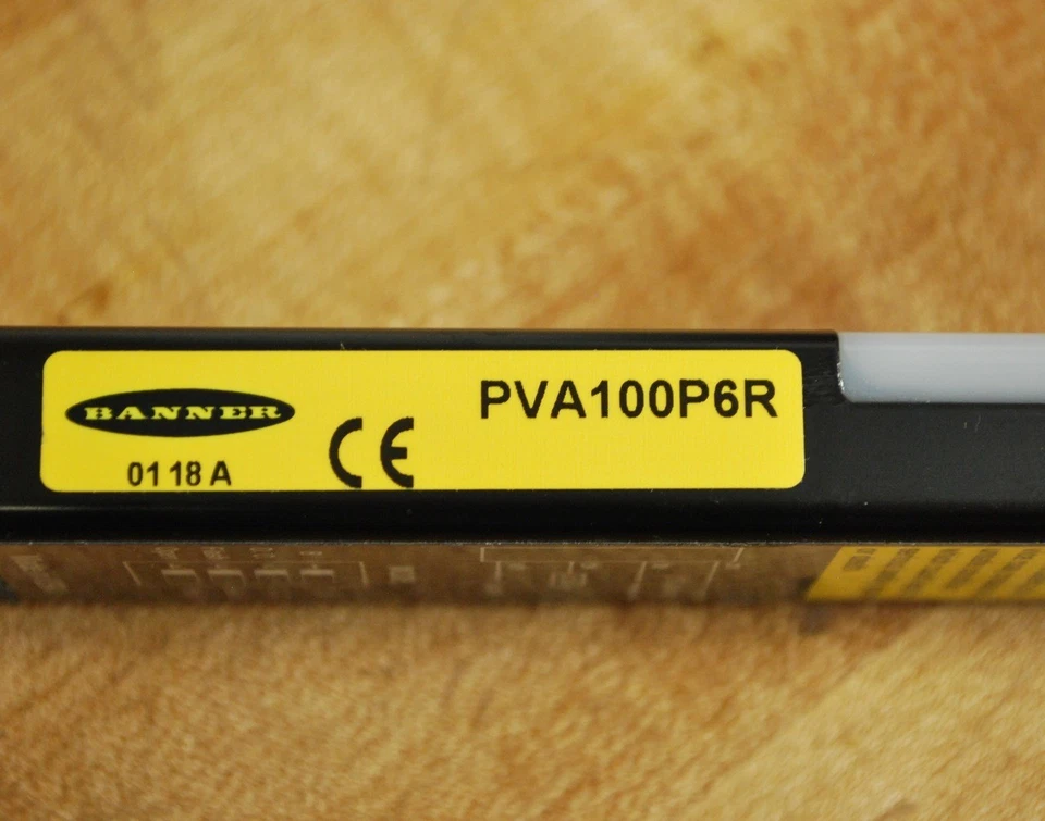 Banner PVA100P6R PVA Series 100MM Array Receiver Range 2M - USED - Image 2 of 3