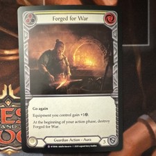 Forged for War (WTR046) - Welcome to Rathe - Rainbow Foil - Super Rare