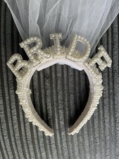 Bride Bridesmaid Wedding Hair and Accessories White
