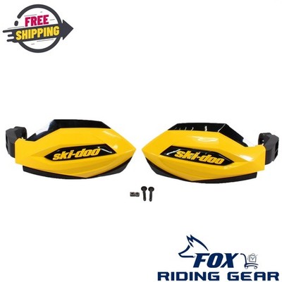 Ski-Doo New OEM Handlebar Hand Guard Wind Deflectors YELLOW REV-XP,XR,XU,XS,XM