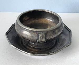 Book Cadillac Hotel Silverplate Footed Sugar Bowl Detroit