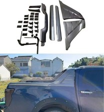 Se adapta a Isuzu D-Max 2021-2026 Barra antivuelco ABS negra Pickup Chase Rack Barra de cama