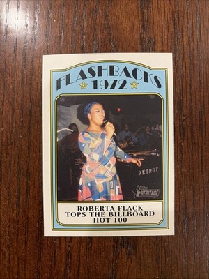 2021 Topps Heritage News Flashbacks #NF-RF Roberta Flack