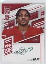 2022 Panini Donruss Elite Pen Pals Green Ink Danny Gray #PP-DG Auto 1cc7