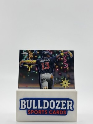 2025 Topps Chrome Update Ronald Acuna Jr. Celebracion SSP Case Hit 