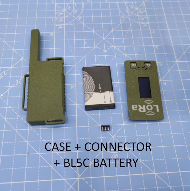Rugged Case for HELTEC ESP32 LoRa (V3) with Nokia BL-5C LiPO Battery ...