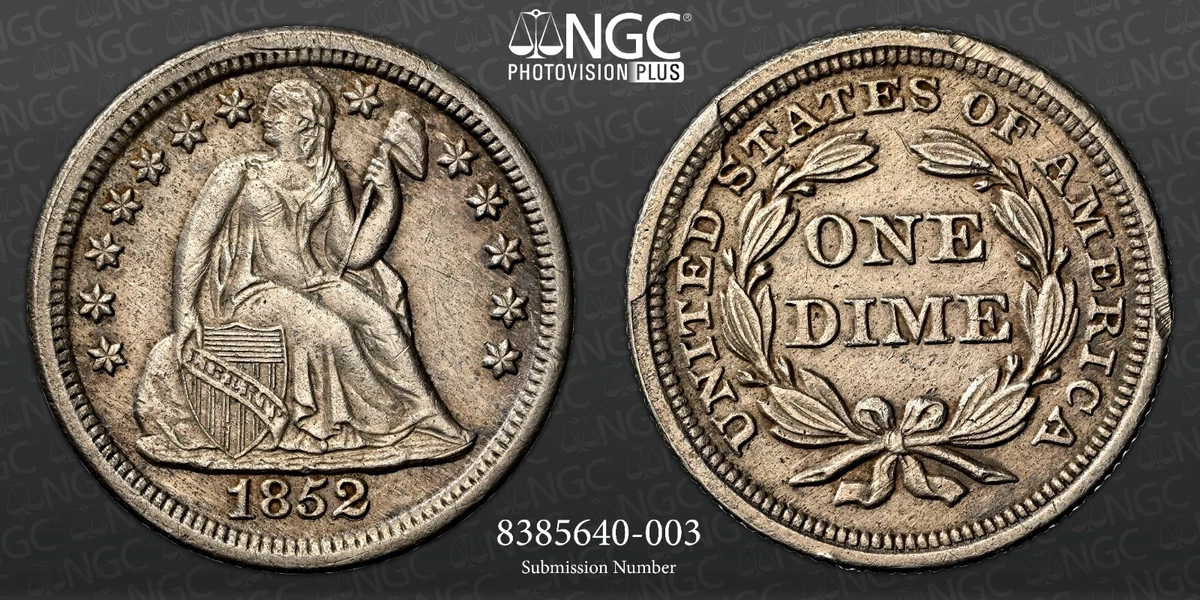 1852 Year Seated Liberty Dimes (1837-1891) for sale | eBay