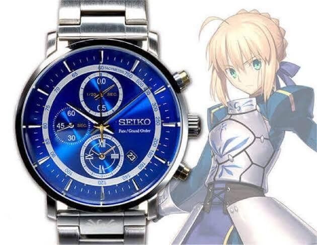 Fate Grand Order Seiko Servant Watch Altria Pendragon Model Fate Grand Order Seiko Servant Watch Altria Pendragon Model