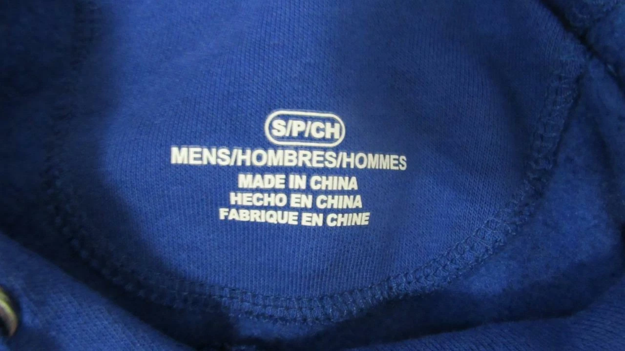 VETEMENTS Felpa con cappuccio blu New York Giants uomo taglie S M