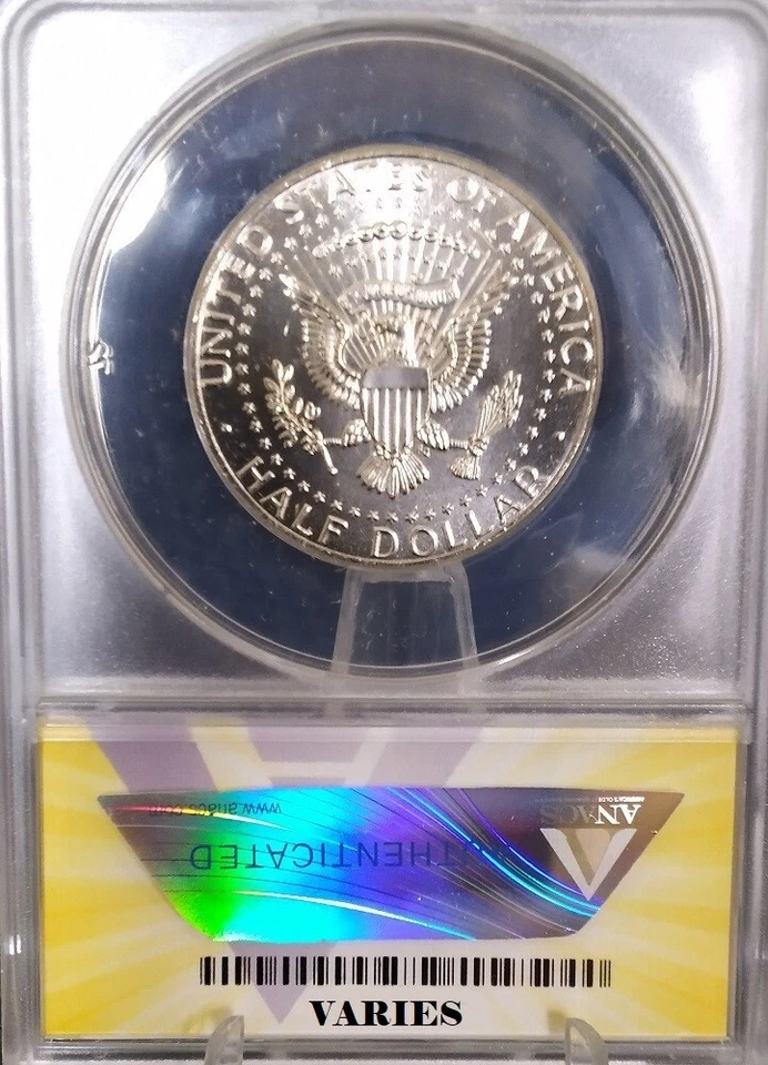 2023 P DOUBLED DIE OBV DDO DIE 1 ANACS MS66 VP-001 Kennedy Half Dollar - Image 2 of 4