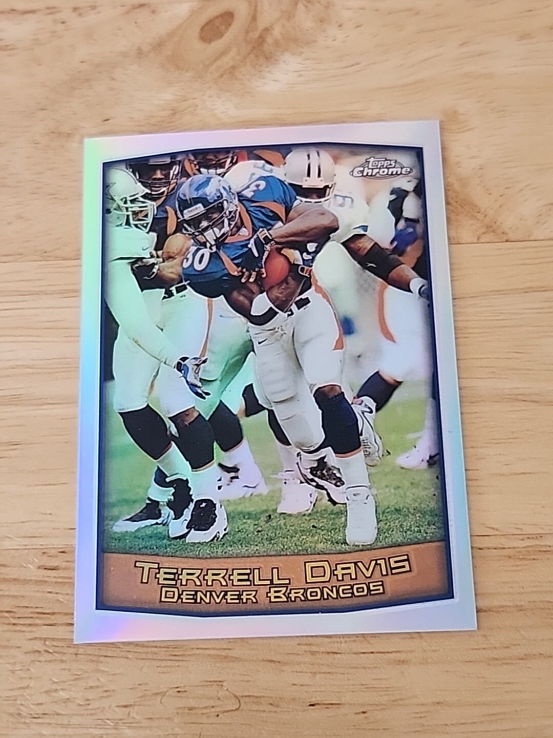 1999 Topps Chrome Refractor Terrell Davis #100 HOF