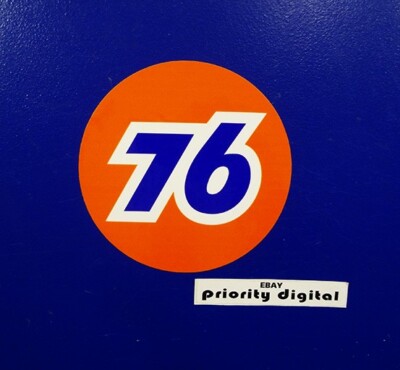 Union 76 Gasoline Decal Oil sticker Petroleum Sponsor Racing Drag
