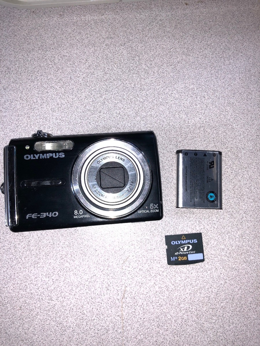 Genuine Olympus (FE-340) 8.0 MP Black Digital Camera 50332163089| eBay