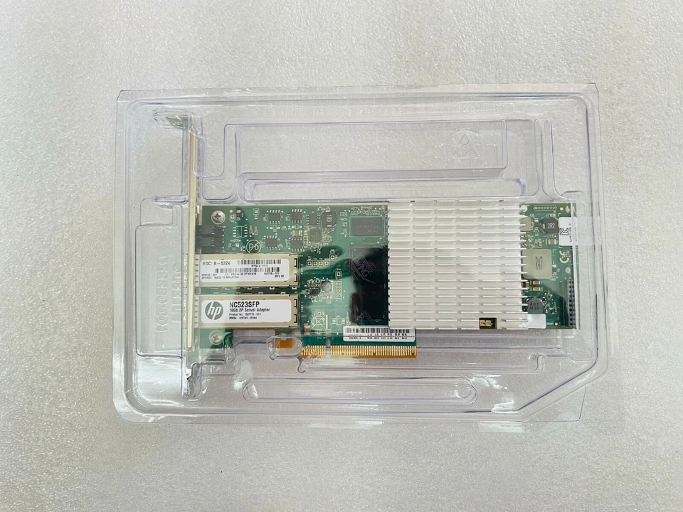 HP NC523SFP QLE3242-HP Dual Port PCIe 10GbE Server Adapter Network Cards - Image 4 of 4
