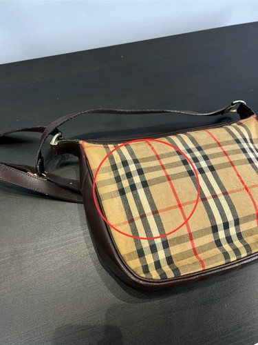 Vintage Burberry Women's Canvas/Leather Shoulder Bag Nova Check Beige - Bild 5 von 24