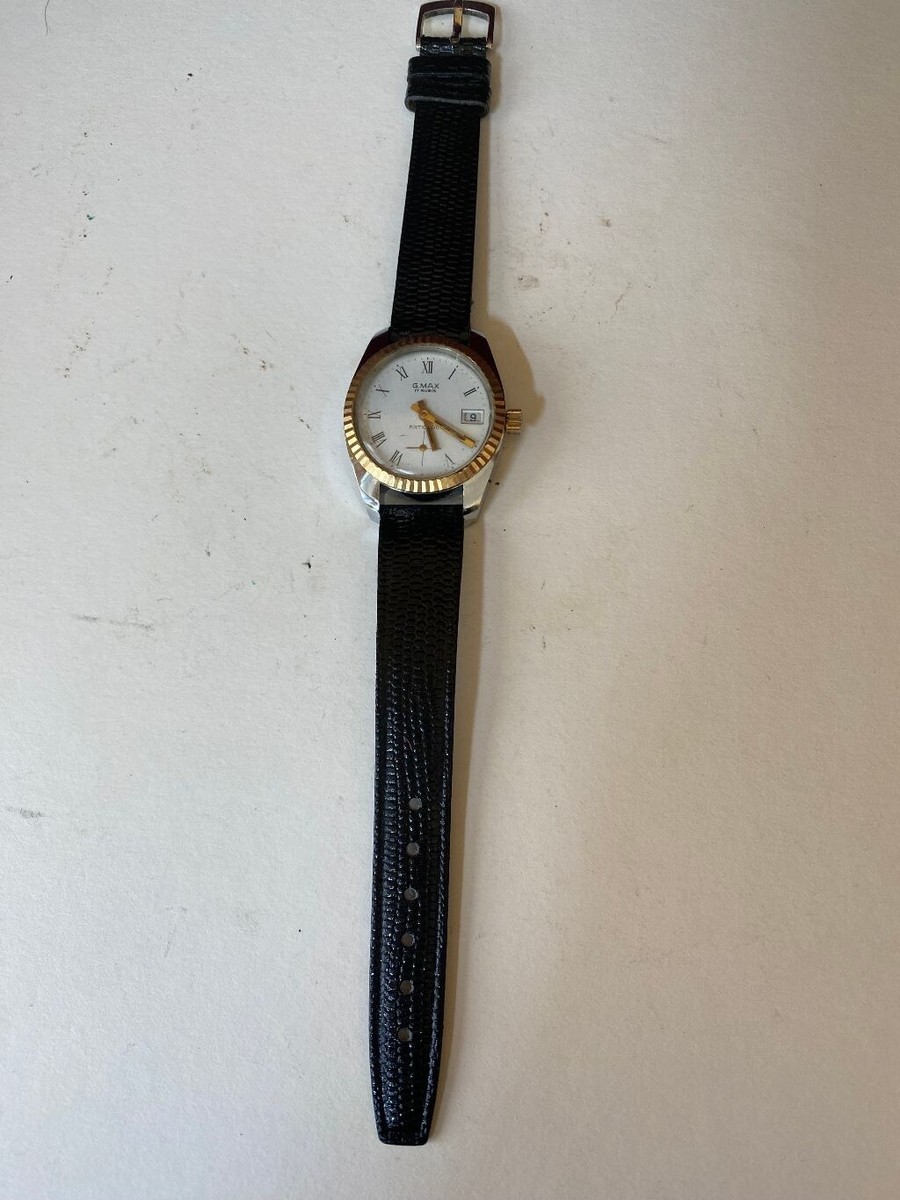 1950's G.Max / INCABLOC watch 17 rubis antimagnetic Runs perfectly