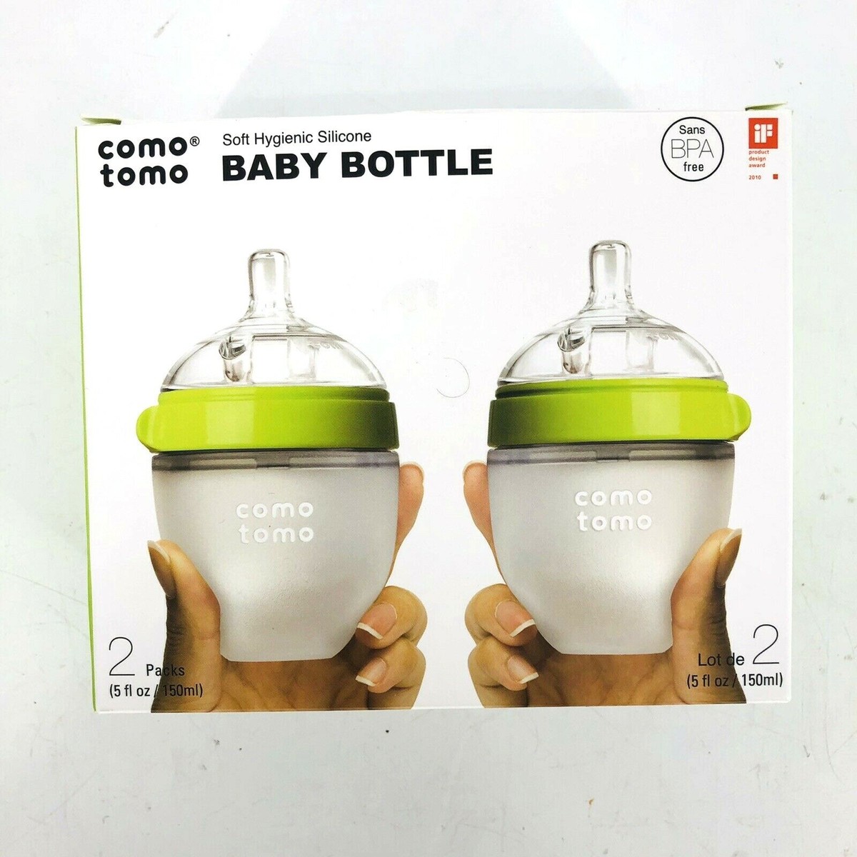 Comotomo oz Newborn Slow Flow Soft Hygenic Silicone PK Baby Bottle BPA  Free