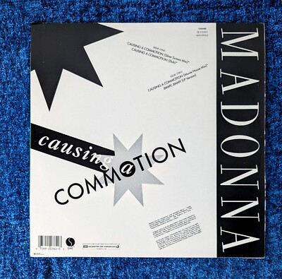 MADONNA CAUSING A COMMOTION 12'' VINYL PORTUGAL MAXI LP 1987 Who's