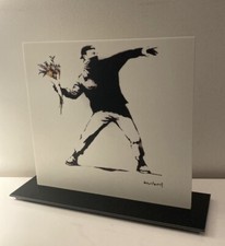 BANKSY : Impression sur panneau rigide avec COA