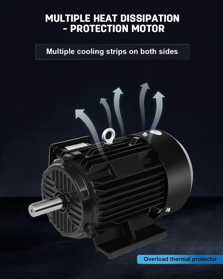 5 HP Electric General Purpose Motor 3 Phase 1480/1770 RPM 184T Frame 230/460V - Image 3 of 4