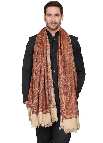 men printed stole