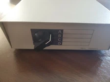 4-Way RJ45 Manual Data Transfer Switch Box Rotary  