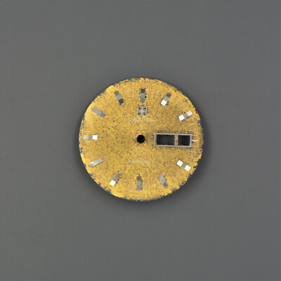 ZENITH Swiss Vintage Dial Zifferblatt Gold Date 01 0010 345 29,8MM