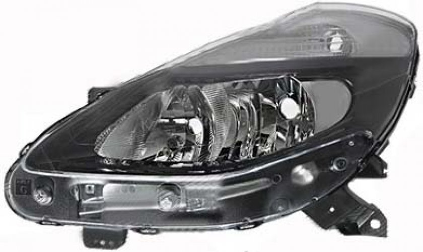 Phare avant gauche pour Renault Clio 3 phases 2 de 2011 à 2013