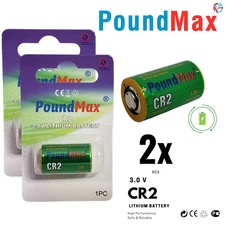 PoundMax CR2 3.0v Lithium Camera Battery - 2 Count