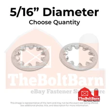 5/16" 410 Stainless Steel Internal Tooth Lock Washers (Pick Quantity)