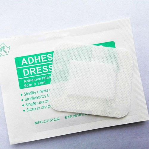 10×Non-woven Medical Adhesive Wound Band Dressing First Aid Bandage Gauze UDF89 - Picture 3 of 8