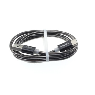 For Galaxy A03S/A04E/A05 3ft Metal USB Cable Type-C Charger Cord Power Wire