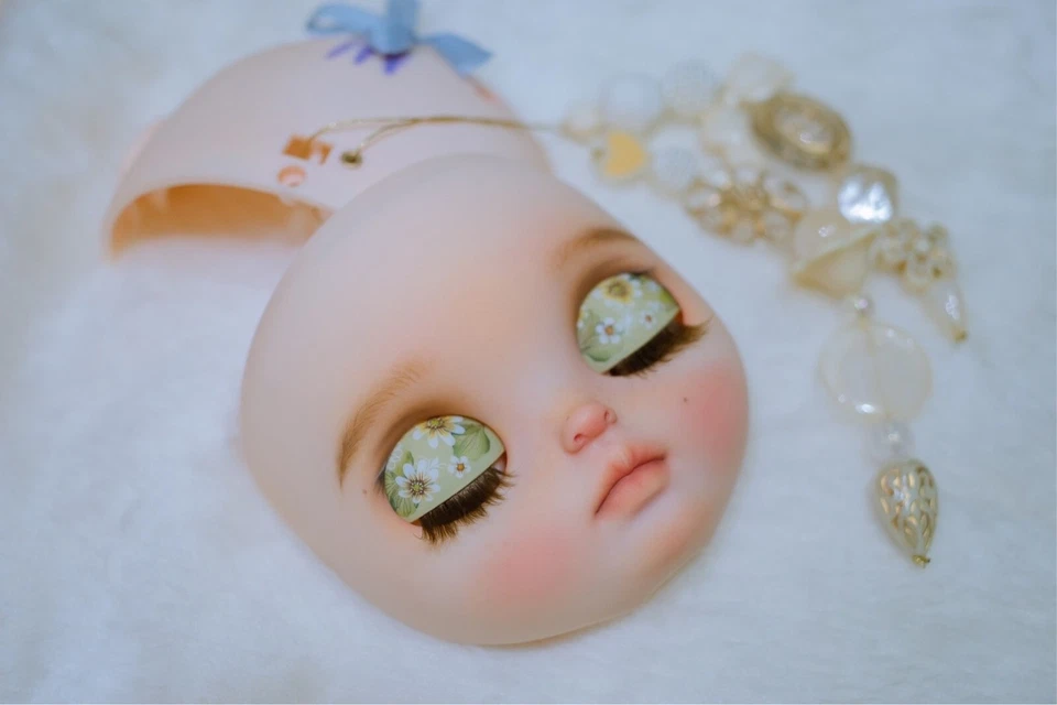 Muñeca Blythe personalizada RBL párpado hecho a mano con mecanismo de pintura de ojos + pestañas Foto 2 de 4